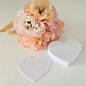 Set of 25 Plantable Heart