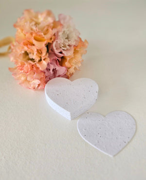Set of 25 Plantable Heart
